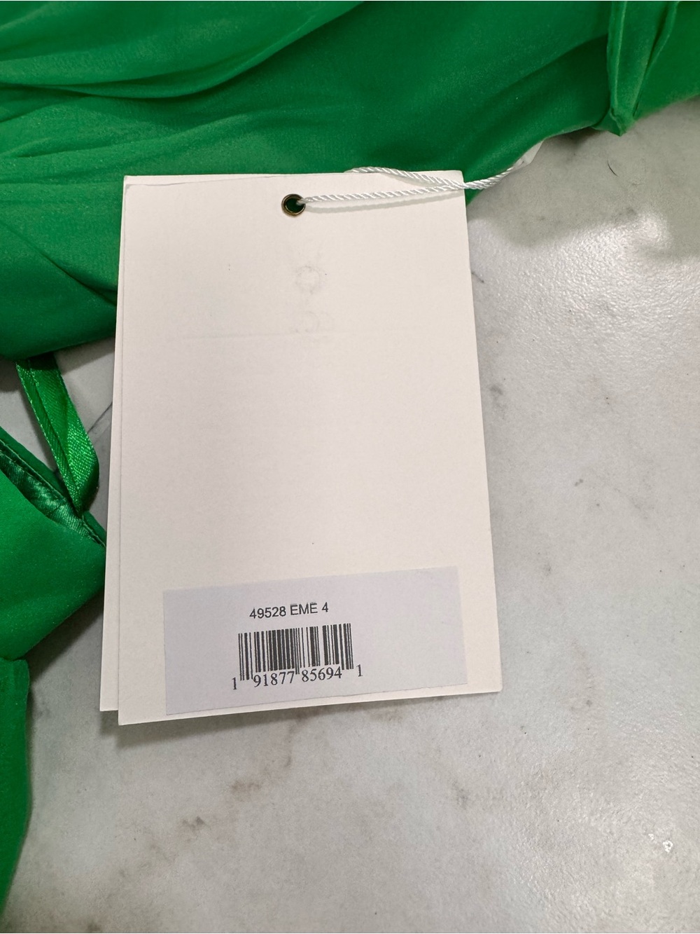 Mac Duggal NWT 4 Green Ruffles open back organza prom formal dress - Picture 7 of 8